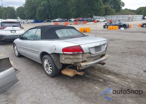 2001 Chrysler Sebring Lxi z USA, uszkodzony, nr VIN 1C3EL55UX1N500410